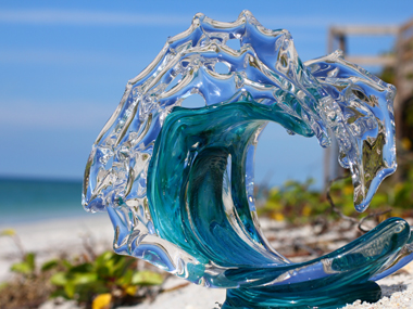 Glass Art by David Wight for Sale at Ocean Blue Galleries