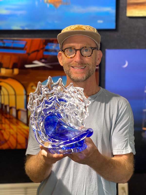 David Wight Glass Art at Ocean Blue Galleries St. Pete