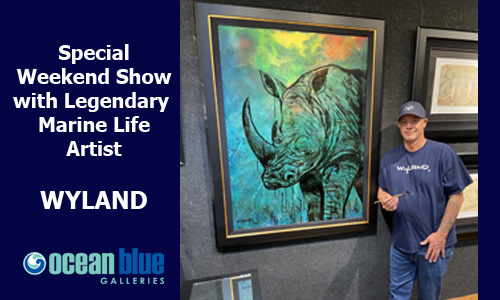 Ocean Blue Galleries Winter Park Art Show with Wyland