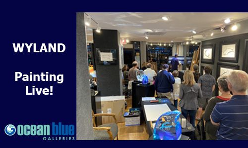 Ocean Blue Galleries Winter Park Art Show with Wyland
