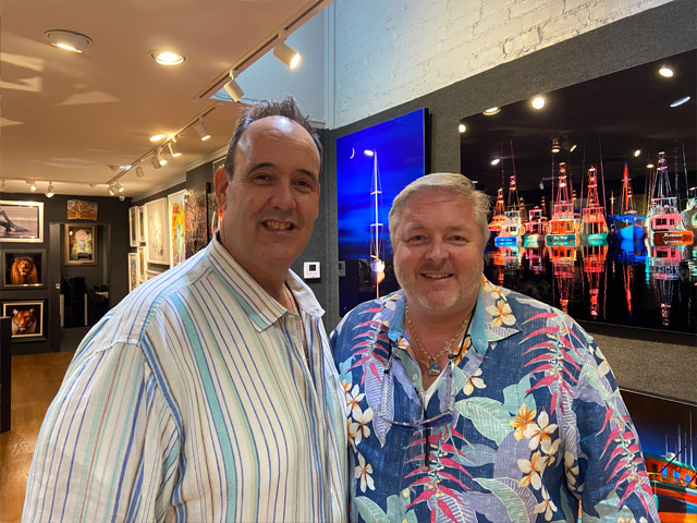 oceanblue-galleries-owners-st-petersburg-tampa Ocean Blue Galleries Owners Jay Shaffer and Guy Vincent