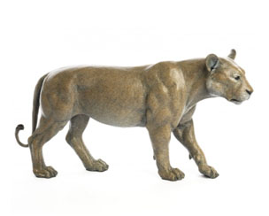 African Lioness Bronze Sculpture by Wyland African Lioness Bronze Sculpture by Wyland