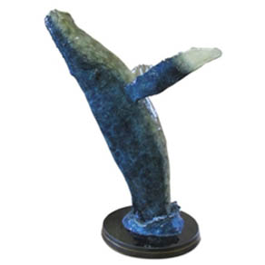 Breach by Wyland - medium size bronze sculpture