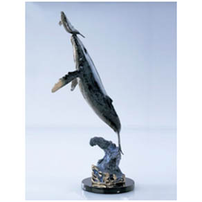 Heaven Bound by Wyland - bronze sculpture
