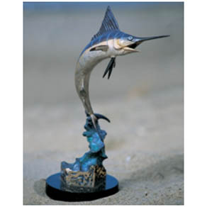 Marlin Celebration by Wyland - bronze sculpture