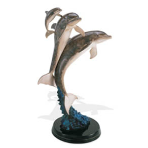 Wyland Special Edition Synchronicity - medium size bronze sculpture