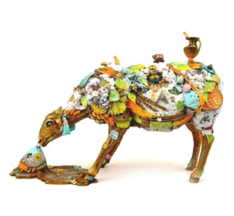 Alberta (medium) Nano Lopez sculpture at Ocean Blue Galleries