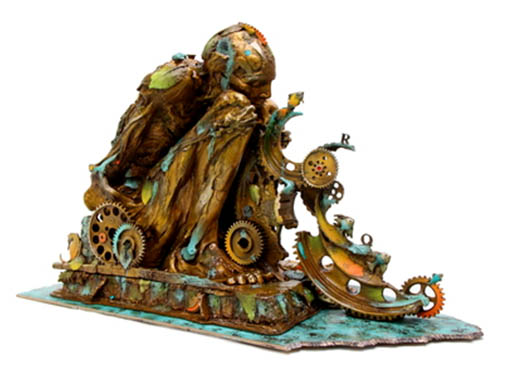 Autumn Man (figurative) Nano Lopez sculpture at Ocean Blue Galleries