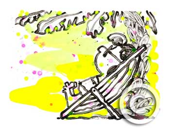 The Chocolate Vanilla Croissant (Lucy) by Tom Everhart