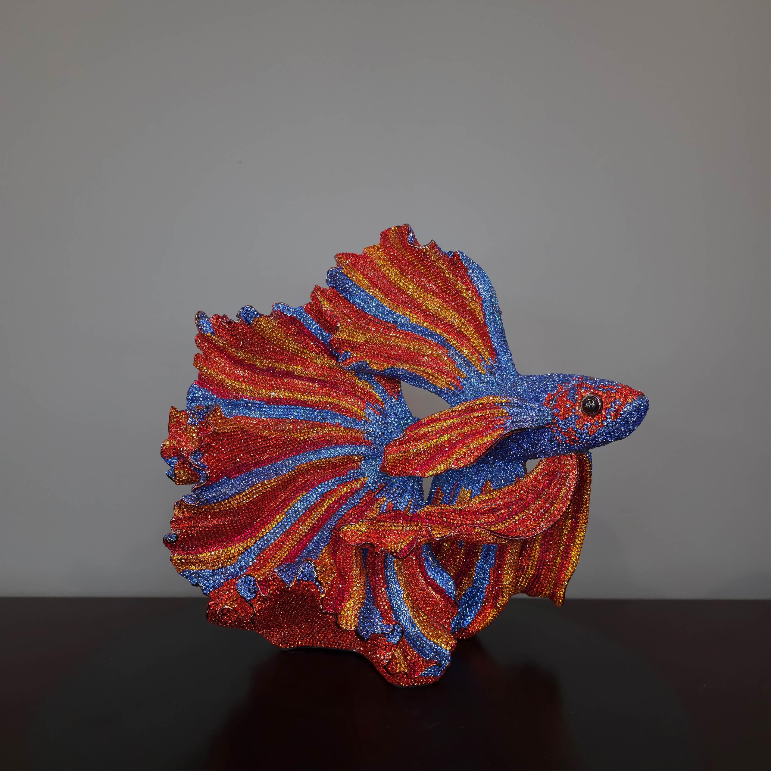 Betta Fish by Clarita Brinkerhoff at Ocean Blue Galleries