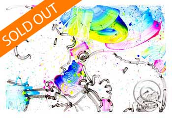 Cinnamon Roll Breath - SOLD OUT Art by Tom Everhart for sale