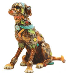 Eighteen (Micro) Nano Lopez sculpture at Ocean Blue Galleries