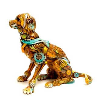 Eighteen (medium) Nano Lopez sculpture at Ocean Blue Galleries