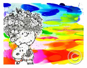 In the Bu with My Boo Snoopy Art by Tom Everhart