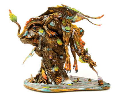 Kiko (medium) Nano Lopez sculpture at Ocean Blue Galleries