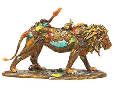 Leonardo (medium) Nano Lopez sculpture at Ocean Blue Galleries