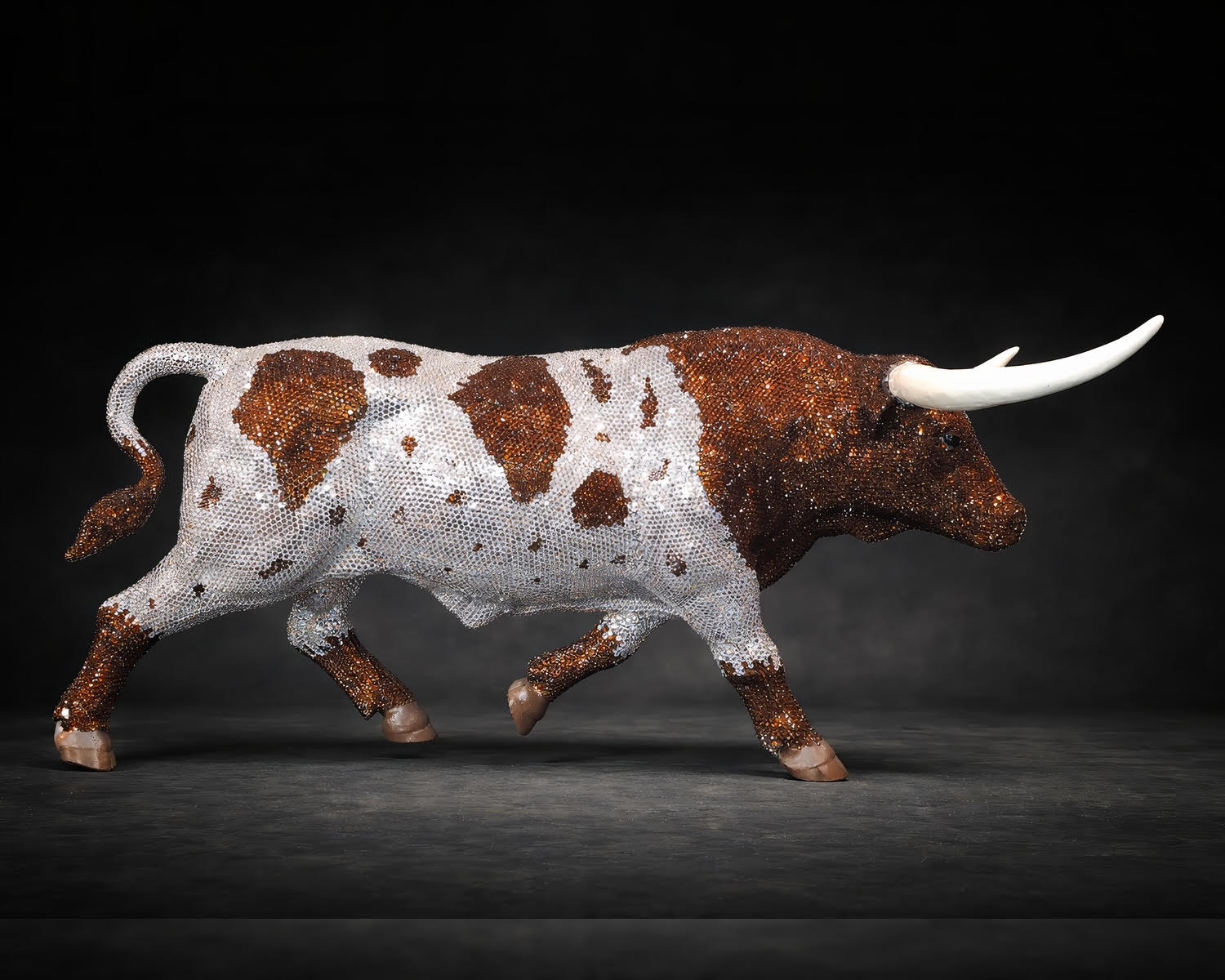 Longhorn Bull by Clarita Brinkerhoff at Ocean Blue Galleries