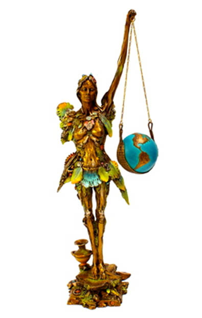 Maria Mundo (endangered list) Nano Lopez sculpture for sale at Ocean Blue Galleries