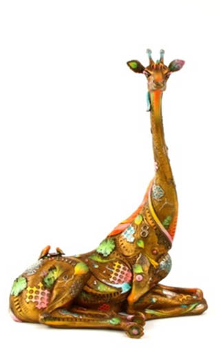 Olivia (endangered list) Nano Lopez sculpture at Ocean Blue Galleries