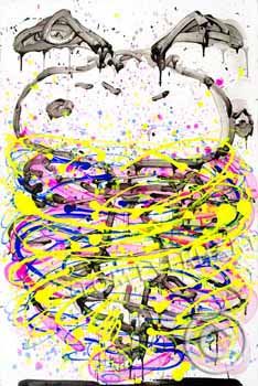 Pink Little Fancy by Tom Everhart Snoopy Art