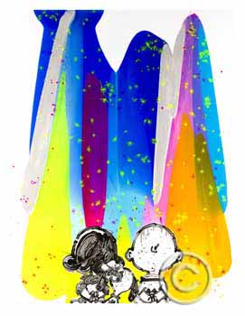 Salmon Breath Snoopy Art by Tom Everhart for sale