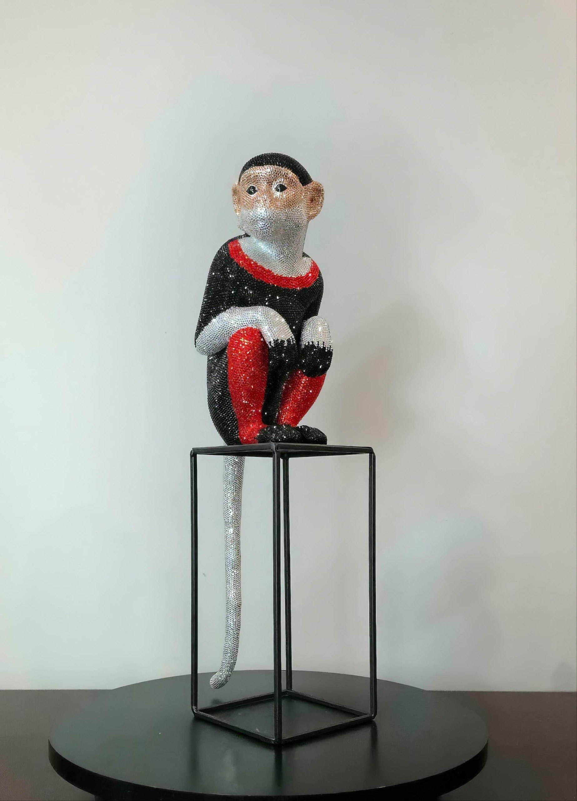Red Shanked Monkey by Clarita Brinkerhoff at Ocean Blue Galleries