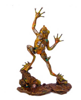 Sticky Climber Base (endangered list) Nano Lopez sculpture for sale at Ocean Blue Galleries
