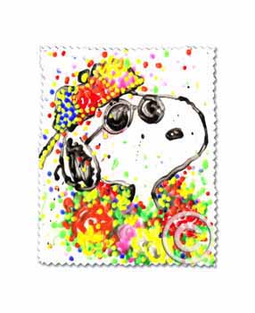 Tahiti-Hipster-VI Snoopy Art by Tom Everhart