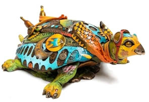 Tracy (small) Nano Lopez sculpture at Ocean Blue Galleries