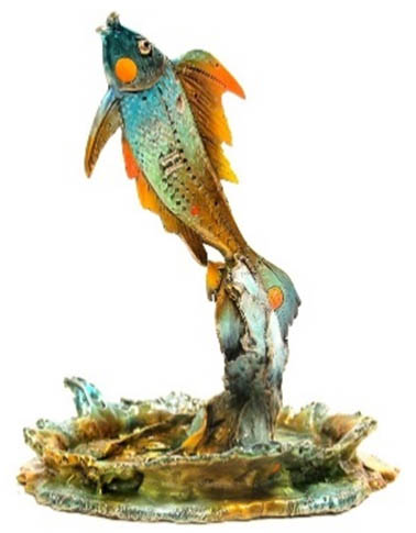 Waterday (medium) Nano Lopez sculpture at Ocean Blue Galleries