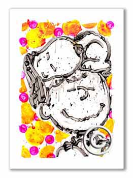sleepover-homies-morning Snoopy Art by Tom Everhart