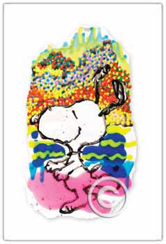 water-lilly-II Snoopy Art for Sale