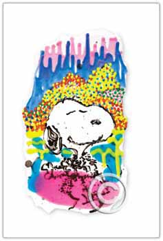 water-lilly-IV Snoopy Art for Sale