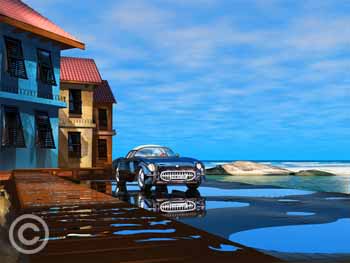 After the Rain by Stephen Harlan at Ocean Blue Galleries