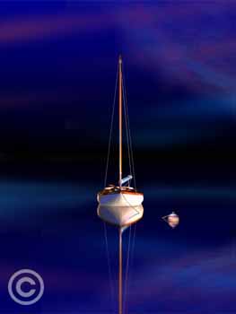 Almost Dark by Stephen Harlan at Ocean Blue Galleries