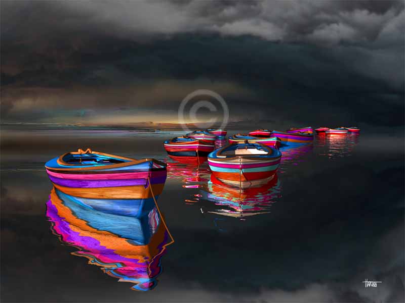 Before Sunrise by Stephen Harlan Ocean Blue Galleries