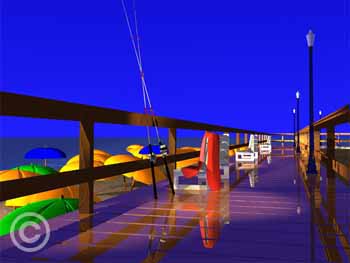 Bethany Beach Sunrise by Stephen Harlan at Ocean Blue Galleries