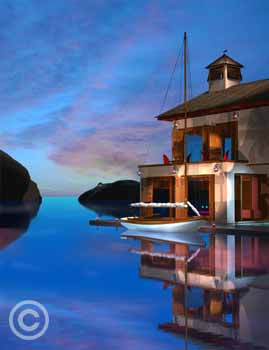 Bonefish Bay by Stephen Harlan at Ocean Blue Galleries