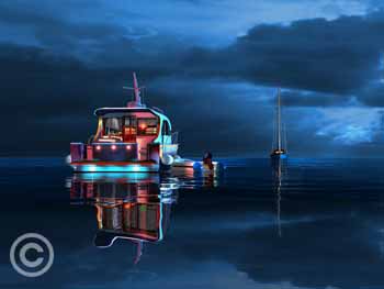 Dinner Can Wait by Stephen Harlan for sale at Ocean Blue Galleries