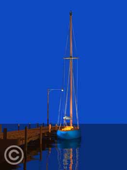 Early Morning Blue by Stephen Harlan for sale at Ocean Blue Galleries