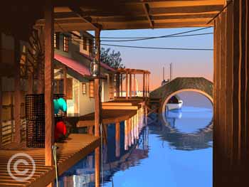 Late Afternoon by Stephen Harlan for sale at Ocean Blue Galleries