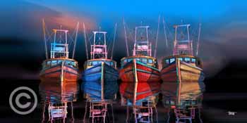 Let's Talk About This by Stephen Harlan at Ocean Blue Galleries