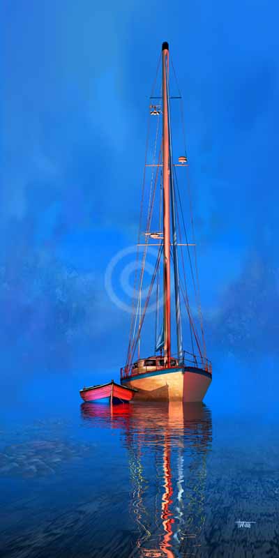 Little Brother by Stephen Harlan Ocean Blue Galleries