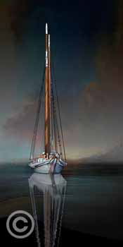 Moon Shadow by Stephen Harlan for sale at Ocean Blue Galleries