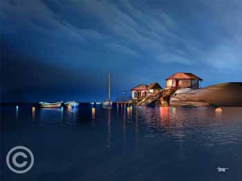 Offshore by Stephen Harlan at Ocean Blue Galleries