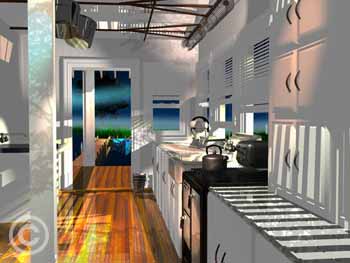 Oyster Kitchen by Stephen Harlan at Ocean Blue Galleries