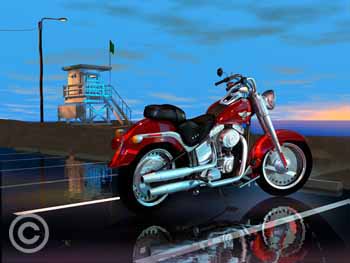 Red by Stephen Harlan at Ocean Blue Galleries