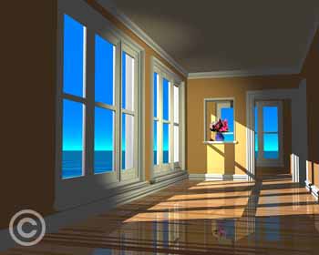 Reflection by Stephen Harlan at Ocean Blue Galleries