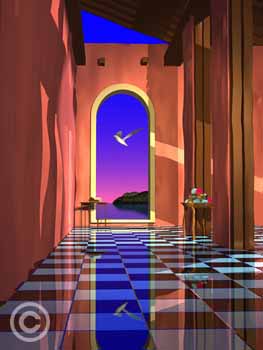 Seagull by Stephen Harlan at Ocean Blue Galleries