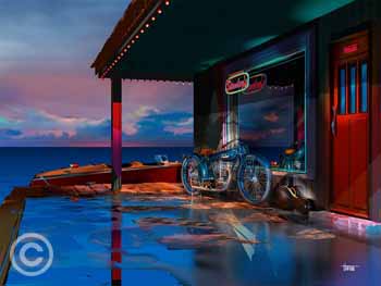 Stanley's Mandolin by Stephen Harlan at Ocean Blue Galleries